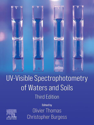 cover image of UV-Visible Spectrophotometry of Waters and Soils